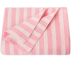 NTBAY Cotton Cable Knit Stripe Baby Blanket, Super Soft and Breathable Warm Toddler Blanket, 30 × 40 Inches