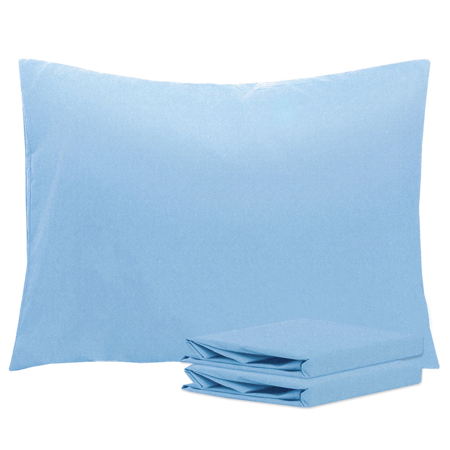 2-Pack Standard Pillowcases – Soft Brushed Microfiber, Wrinkle & Fade Resistant|NTBAY®️