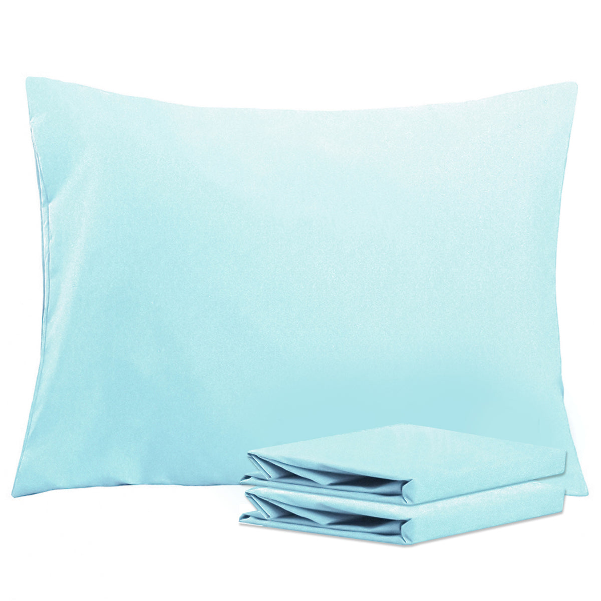 2-Pack Standard Pillowcases – Soft Brushed Microfiber, Wrinkle & Fade Resistant|NTBAY®️