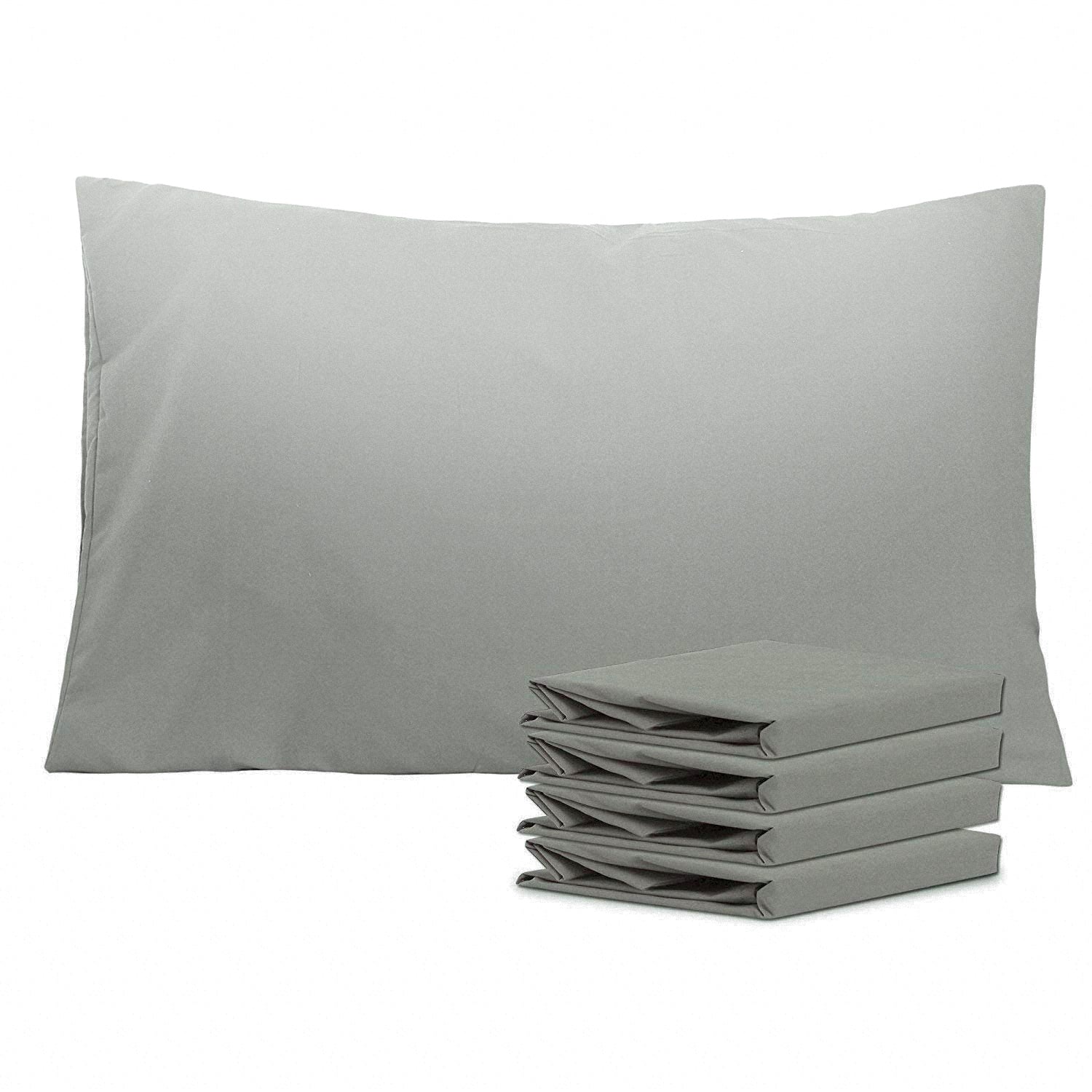 2-Pack Standard Pillowcases – Soft Brushed Microfiber, Wrinkle & Fade Resistant|NTBAY®️