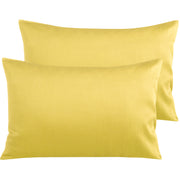 NTBAY 2 Pack Cotton Pillowcases with Envelope Closure