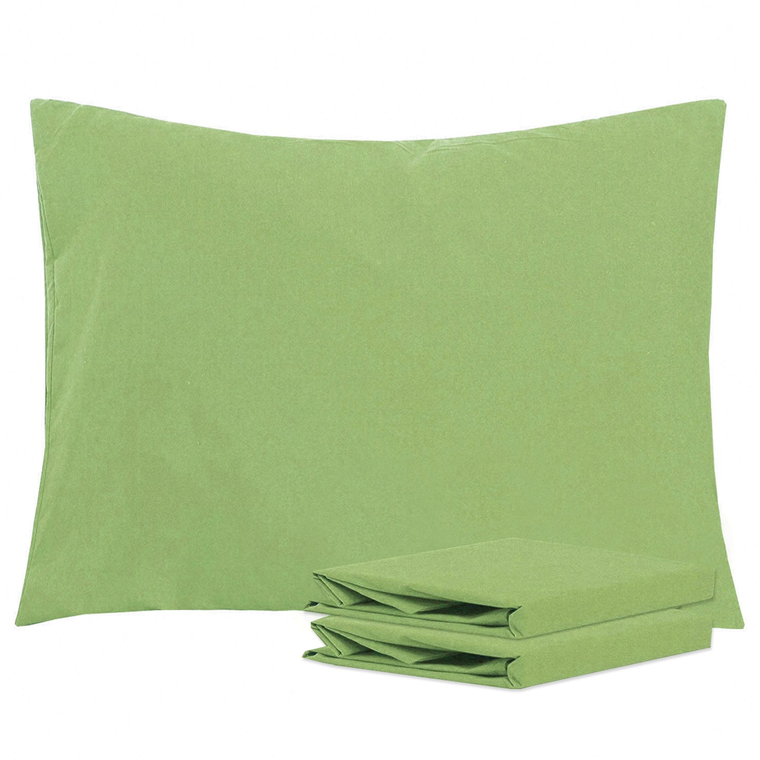 2-Pack Standard Pillowcases – Soft Brushed Microfiber, Wrinkle & Fade Resistant|NTBAY®️