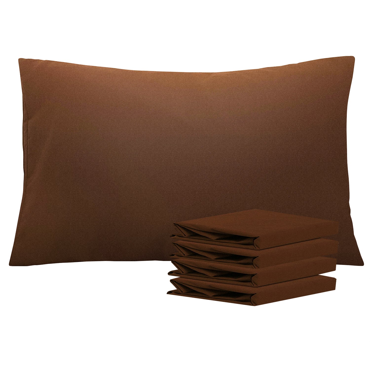 2-Pack Standard Pillowcases – Soft Brushed Microfiber, Wrinkle & Fade Resistant|NTBAY®️