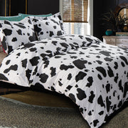 NTBAY 2/3 Pieces Cow Pattern Microfiber Duvet Cover Set