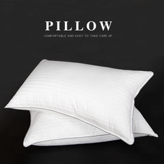 NTBAY 2 Pack Hotel Quality Bed Pillows for Sleeping Soft and Supportive Pillows for Side, Back Sleepers