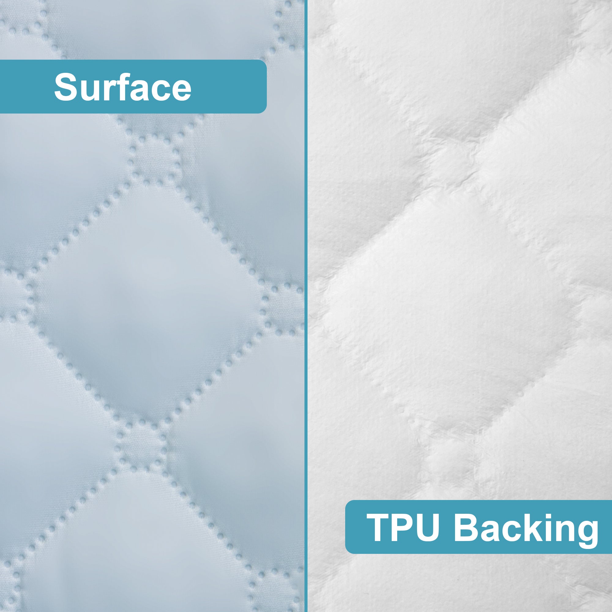 NTBAY 2 Pack Waterproof Crib Mattress Protector, Machine Washable