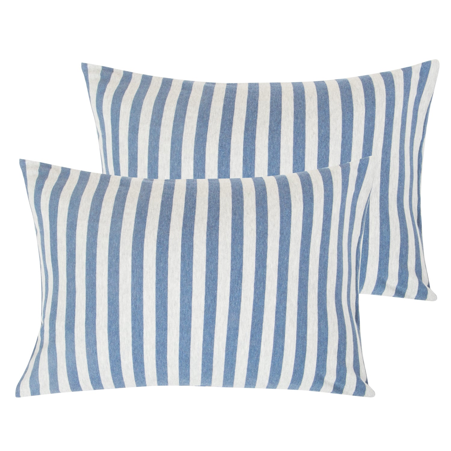 NTBAY 2 Pack Cotton Jersey Knit Stripe Toddler Travel Pillowcases - NTBAY