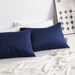 Ntbay 2 Pack Cotton Ultra Soft Pillowcases with Envelope Closure, Breathable and Smooth Bed Pillow Cases