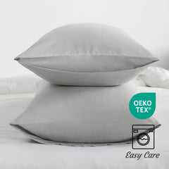 NTBAY 2 Pack Microfiber Queen Pillowcases with Envelope Closure