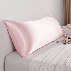 Ntbay Ultra Soft and Cozy Satin Long Body Pillowcase, Smooth Body Pillow Coverwith Envelope Closure