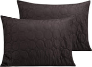 NTBAY 2 Pack Standard (20x26 Inches) Quilted Microfiber Pillowcases