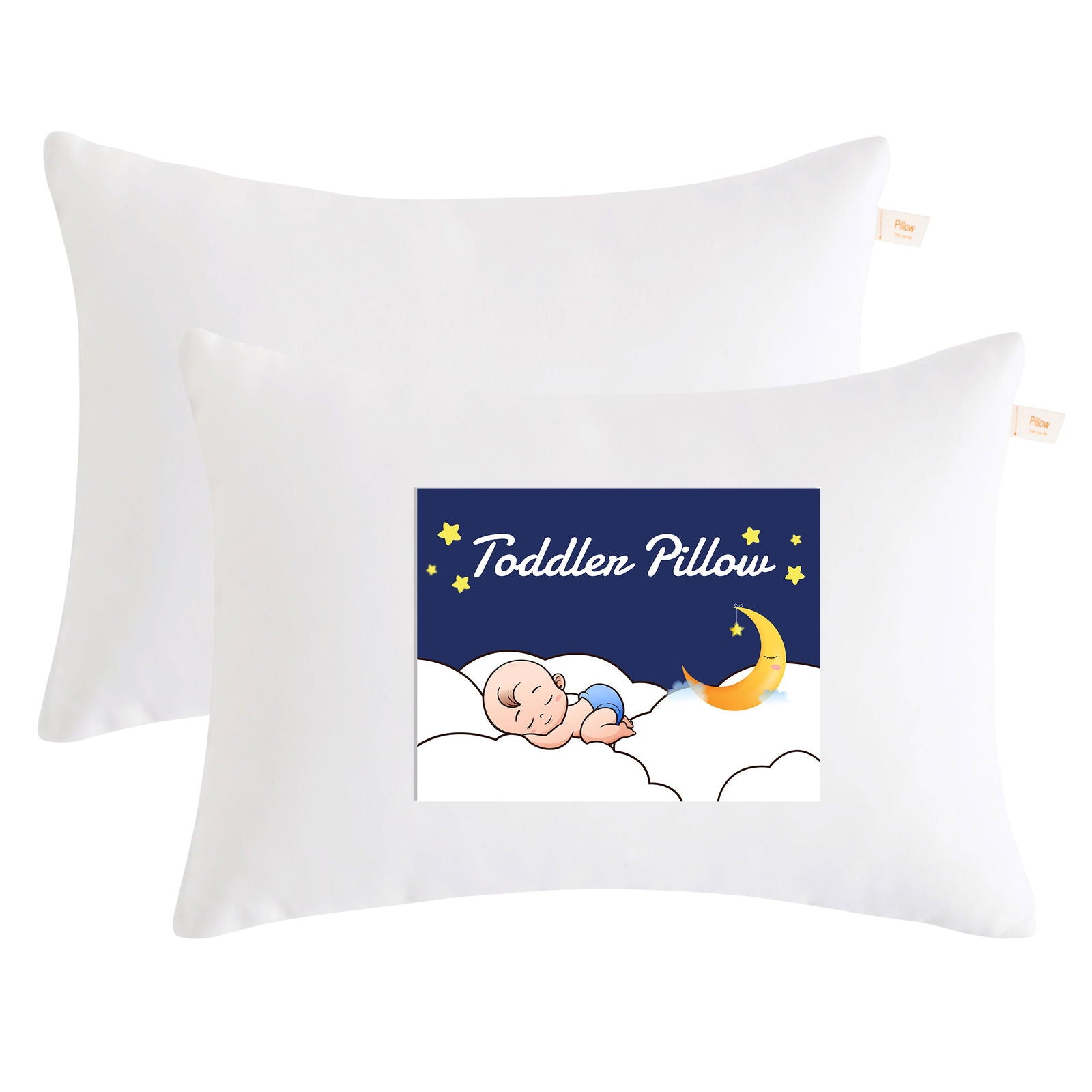 NTBAY 2 Pack Microfiber Soft Toddler Pillows - NTBAY