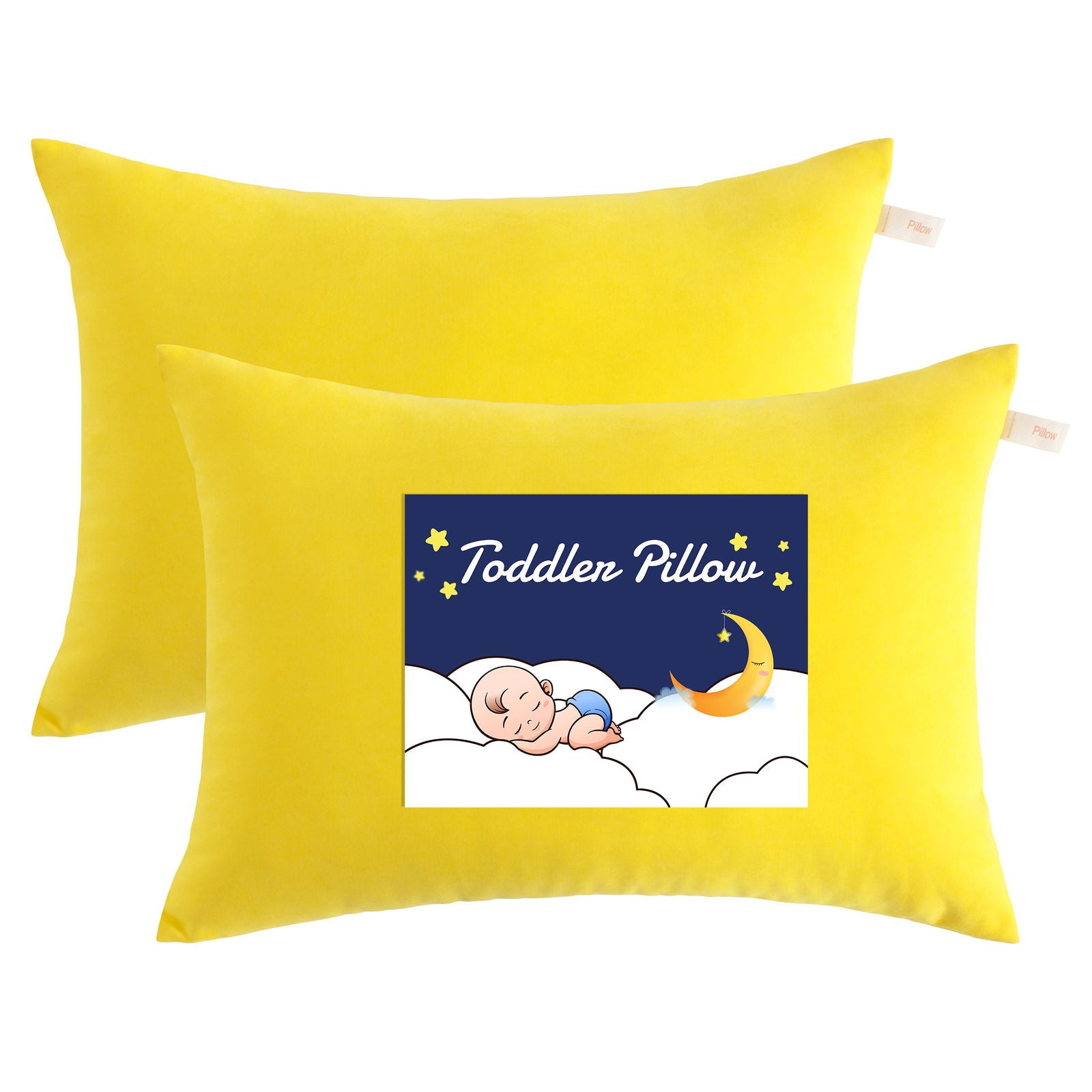 NTBAY 2 Pack Microfiber Soft Toddler Pillows - NTBAY