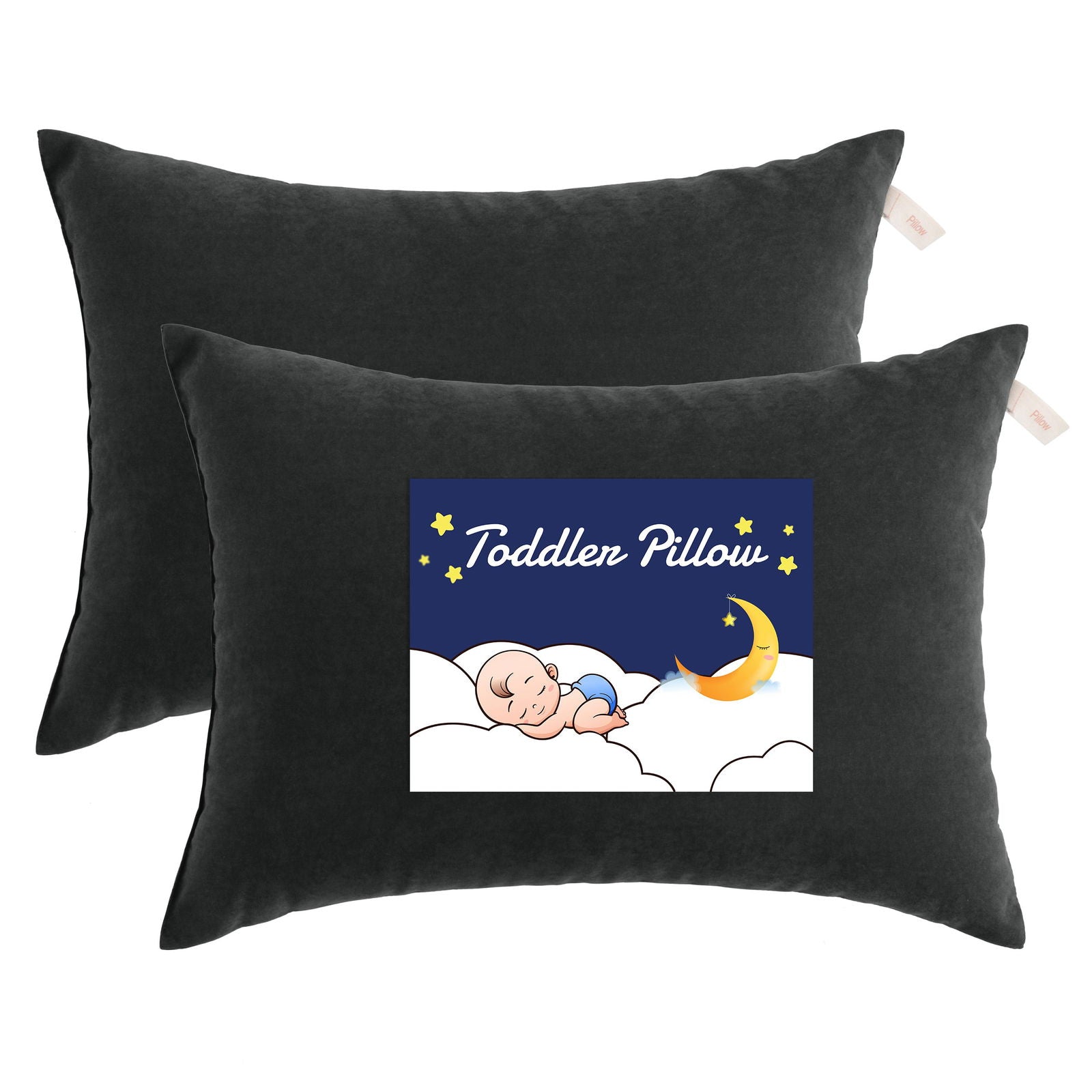 NTBAY 2 Pack Microfiber Soft Toddler Pillows - NTBAY