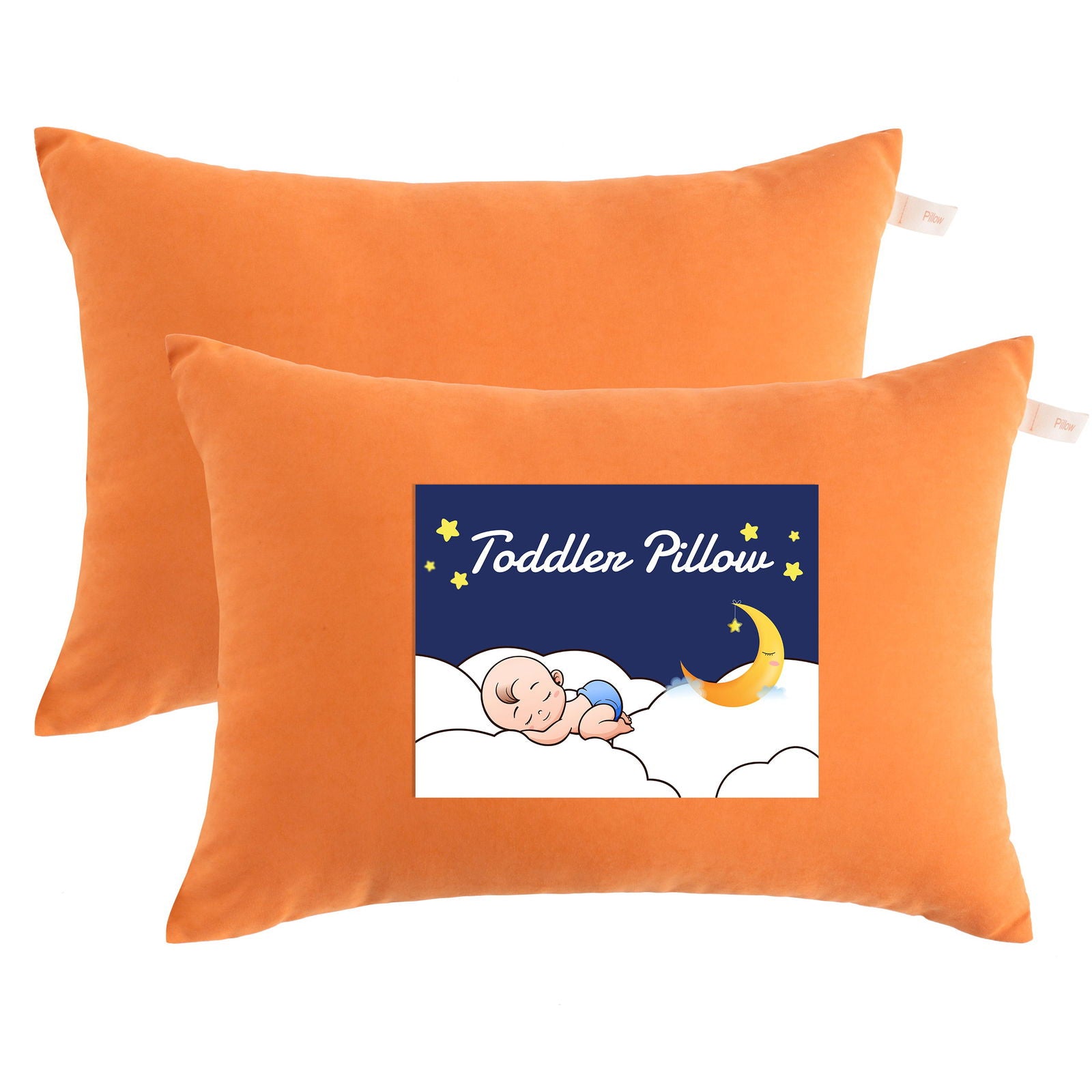 NTBAY 2 Pack Microfiber Soft Toddler Pillows - NTBAY