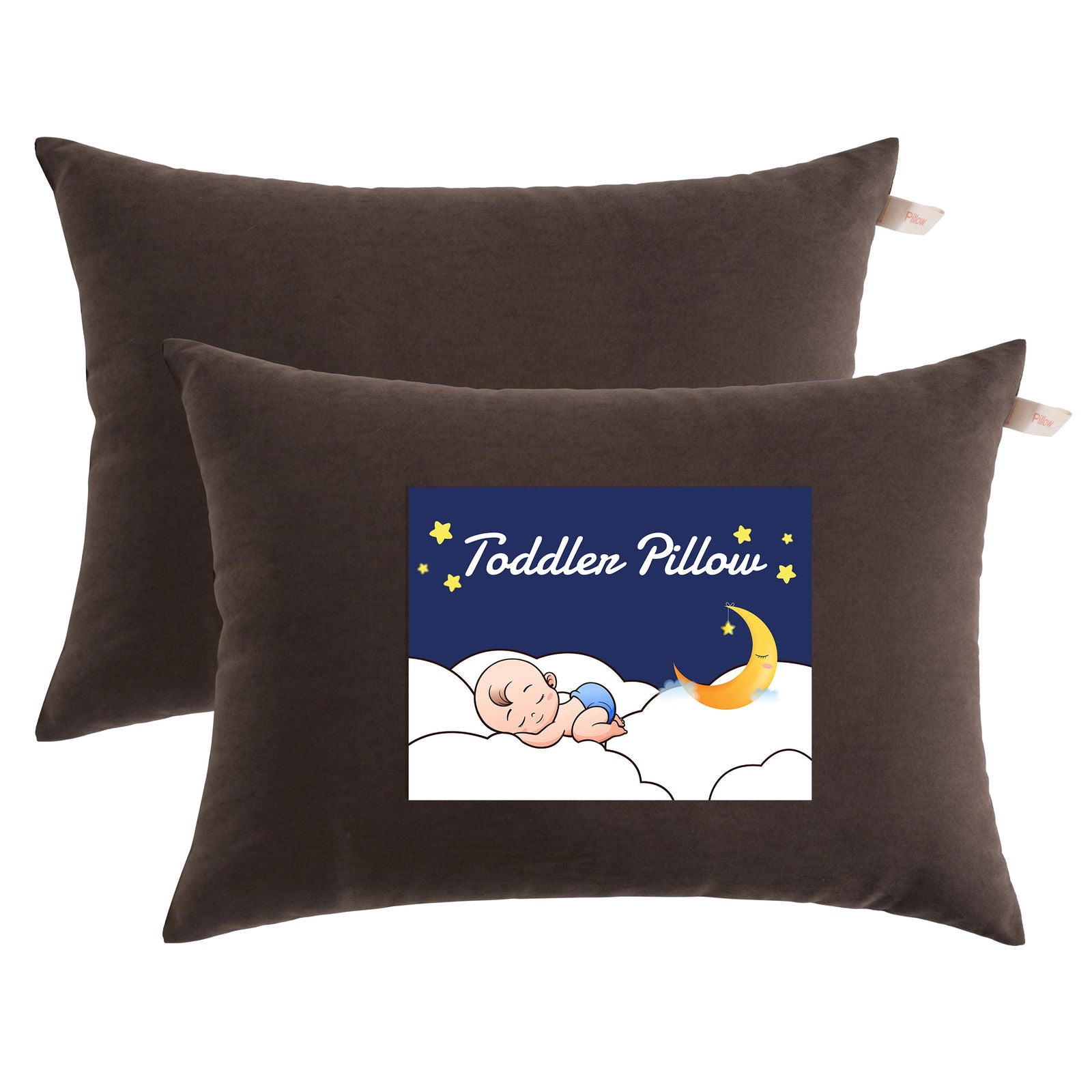 NTBAY 2 Pack Microfiber Soft Toddler Pillows - NTBAY