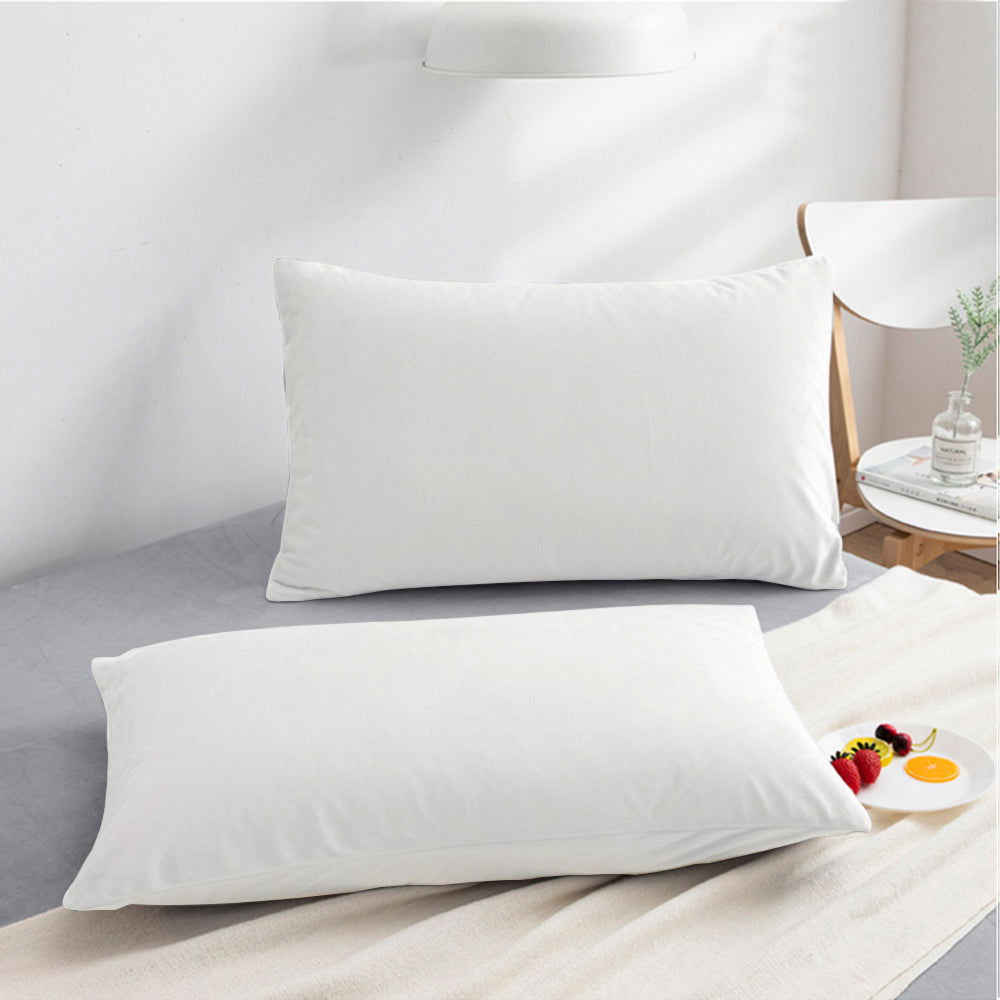 NTBAY 2 Pack Zippered Velvet Pillowcases - NTBAY