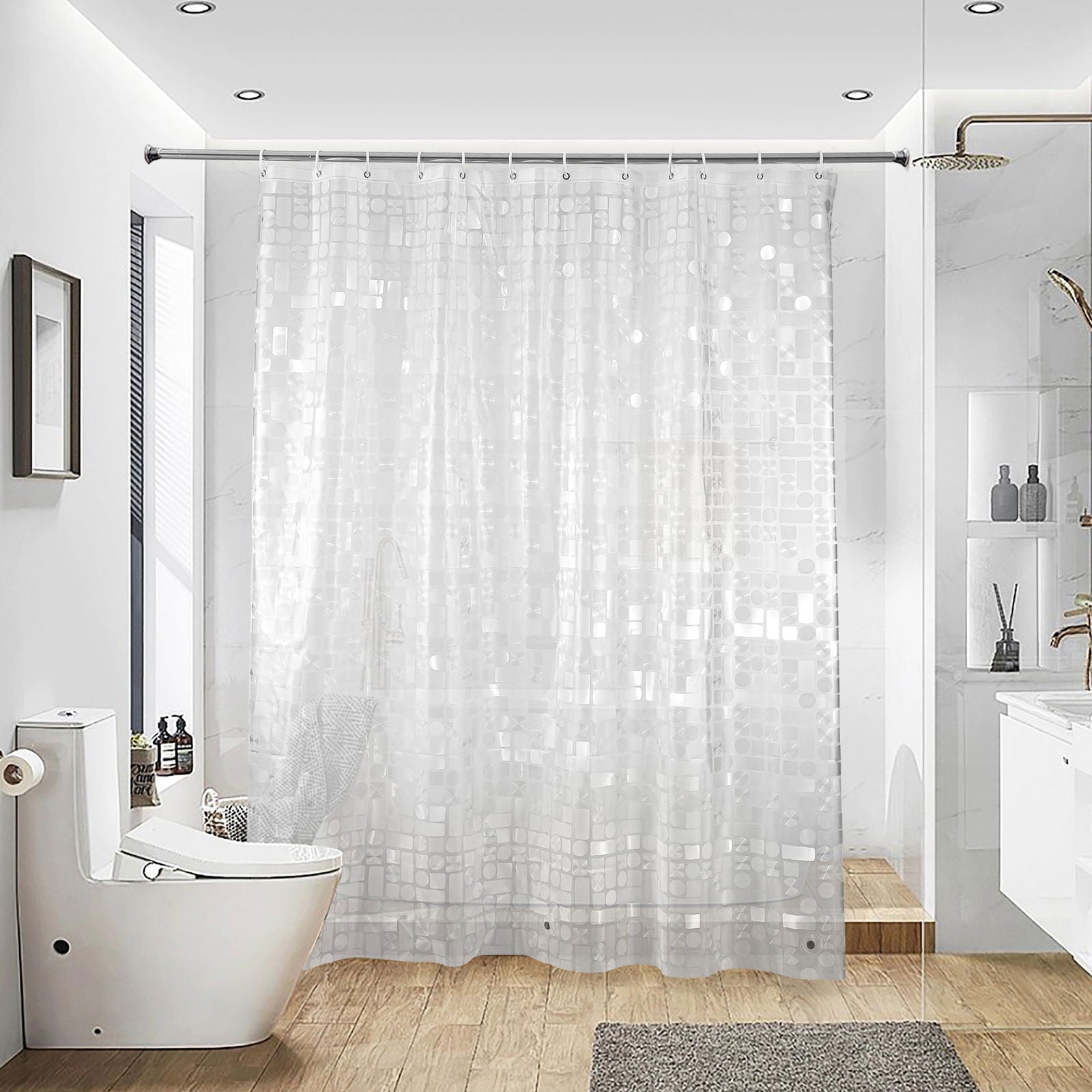 NTBAY EVA Clear Shower Curtain Liner - NTBAY