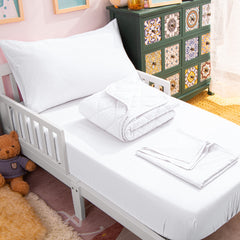 NTBAY Juego de cama suave para niños pequeños de 4 piezas