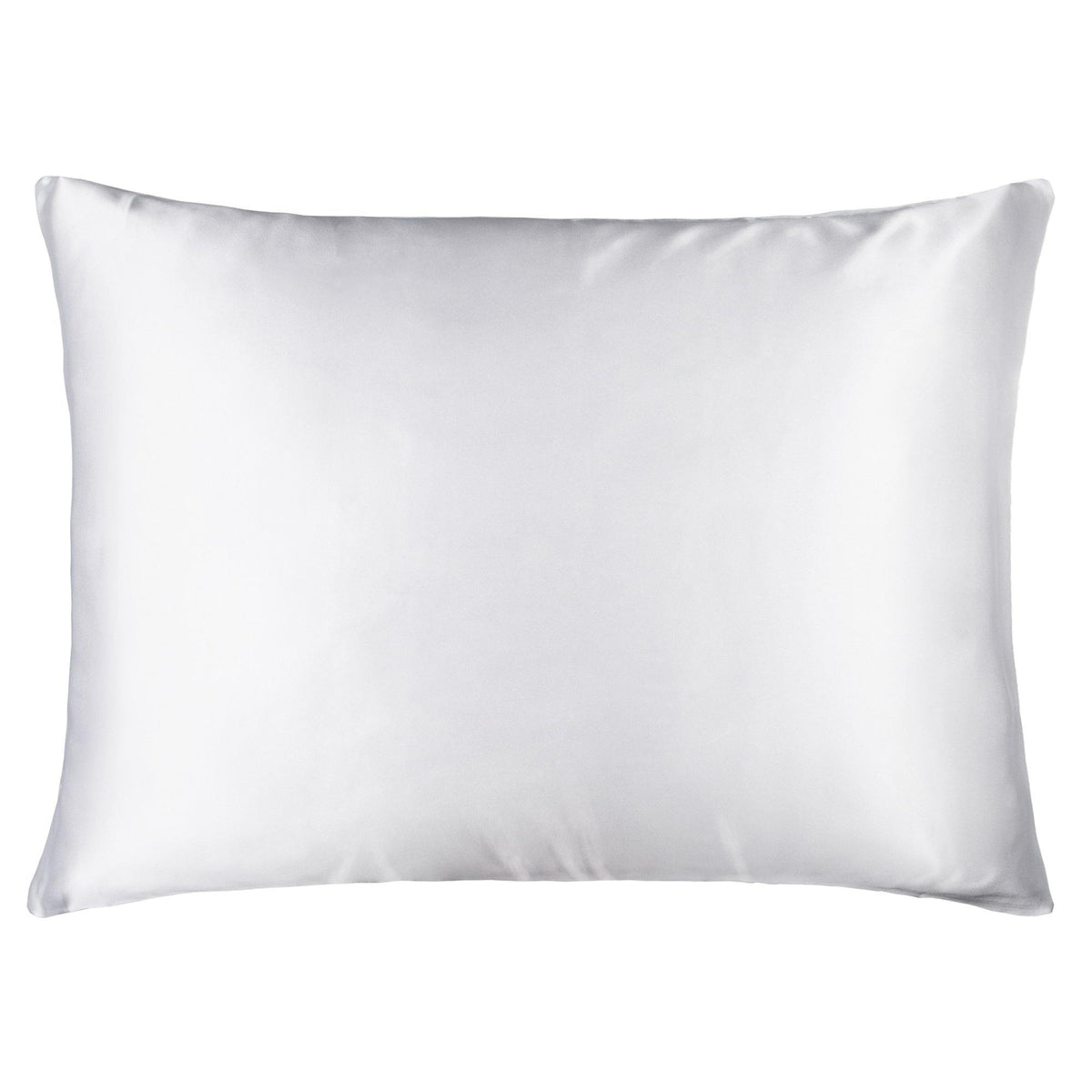 NTBAY 19 Momme Pure Natural Mulberry Silk Pillowcase with Zippered Closure Queen (20 x 30 inches) / White - NTBAY